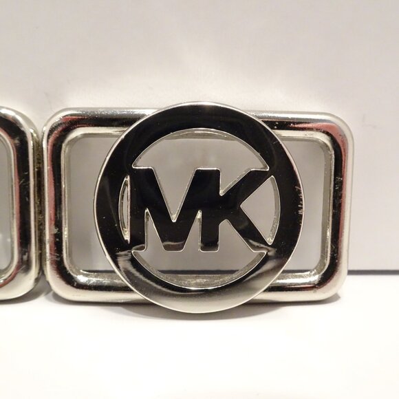 Michael Kors Replacement Silver Tone Shoe Purse Logo Charm Embellishment - Picture 2 of 3